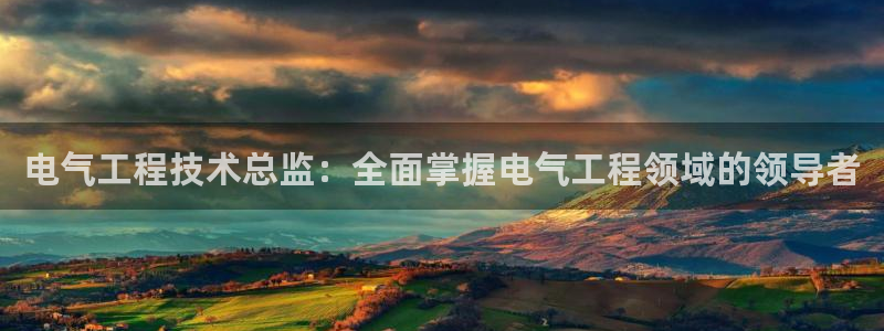 凯发官网地址：电气工程技术总监：全面掌握电气工程领